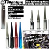 TJ 20Pc Black 6" XL Tall M14x1.5 Solid Spike Lug