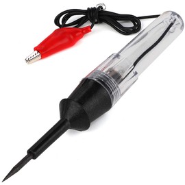 Yctze 6-12-24V Car Test Pen, PVC Plastic Car Test Pen for Electrical Voltage Light Lamp Circuit Tester Detector Probe