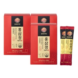 Dongwon Cheonjiin Red Ginseng Daily Gin (10g 30 sachets, 30-day supply) x 3 / 동원천지인 홍삼정 데일리진 (10g 30포 30일분) x 3개