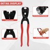 HOUSERAN 8 Inch End Cutting Pliers, Heavy Duty Nail Puller