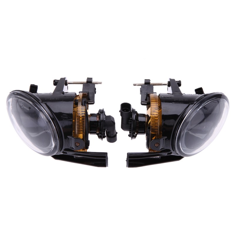 Pair LH &RH Front Bumper Fog Lights Driving Lamp for