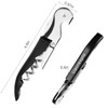 Uaorexplo Manual Wine Opener, Foldable Server Wine Key, Double Hinged