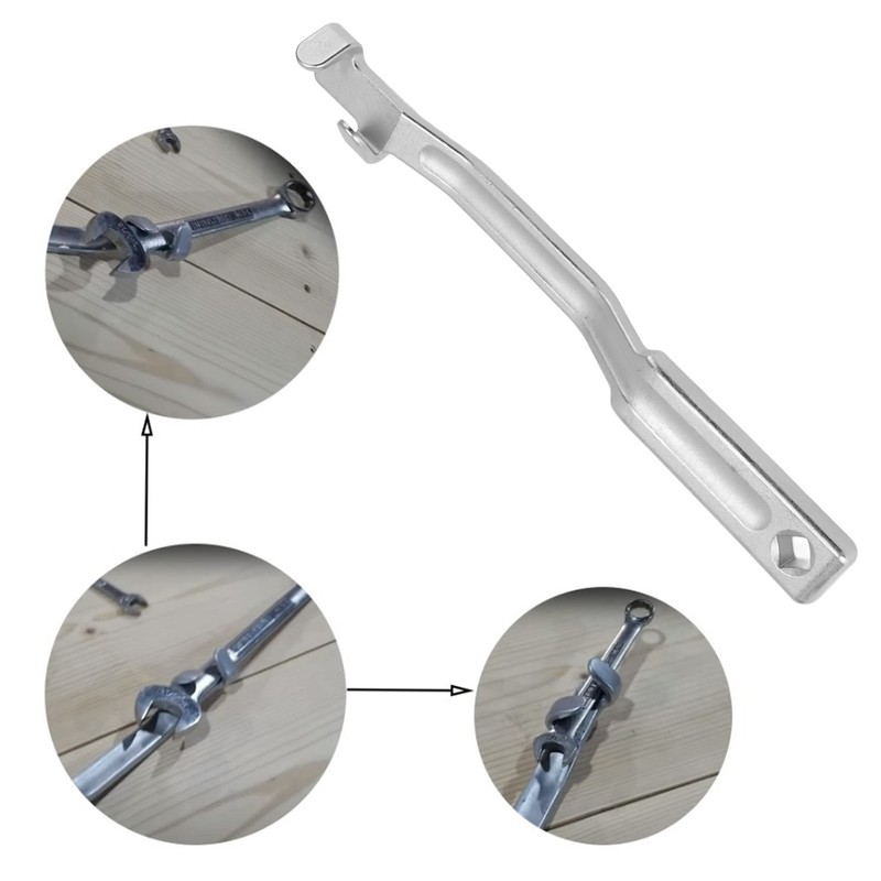 Universial Wrench Extender Bar Sturdy Structure Aluminium Alloy Wrench Extender