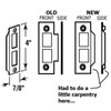 MaxxGeek Mortise Keyed Lock Set with Classic Knobs, Perfect for