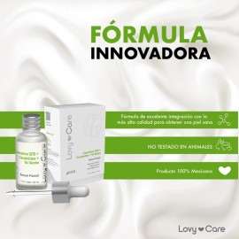 Sérum Q10 + Ceramidas + Té verde Nutre y Refuerza Barrera Cutánea Todo tipo de Piel