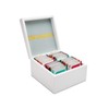 Twinings White Wooden Tea Box - 4 Compartment Filled with