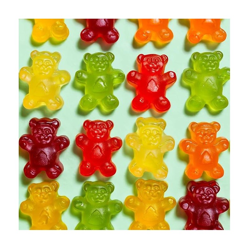 Black Forest Gummy, Bears, Fruit Flavor, Deliciously Juicy, Made with