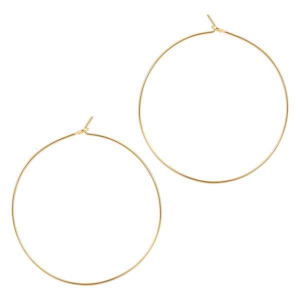 ESMATOO ESMATOO Thin Gold Hoop Earrings for Women - Hypoallergenic