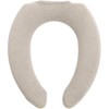OKA Rafina Toilet Seat Cover, U-Shaped Only, Gray (Wilton Made