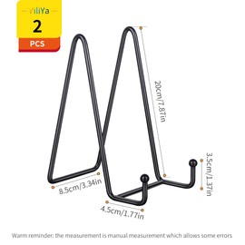 8 Inch Easel Stand Plate Stand Metal