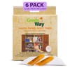 Greenway Pantry Patrol Traps, Non-Toxic Pantry Moth and Insect Control, Gel-Based Traps for Flour Beetles, Grain Storage, and Kitchen Use, 6 Packs (Includes 12 Traps and 12 Lures)