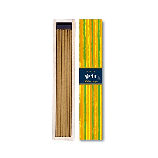 KAYURAGI - Mikan Orange 40 Sticks by Nippon KODO, Japanese Quality Incense