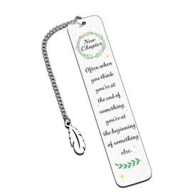 New Beginnings Gifts for Women – Divorce Breakup Healing Bookmark, Congratulations Gifts for Women Her, Graduation College Gifts, Retirement Farewell Going Away Gifts for Female Friends