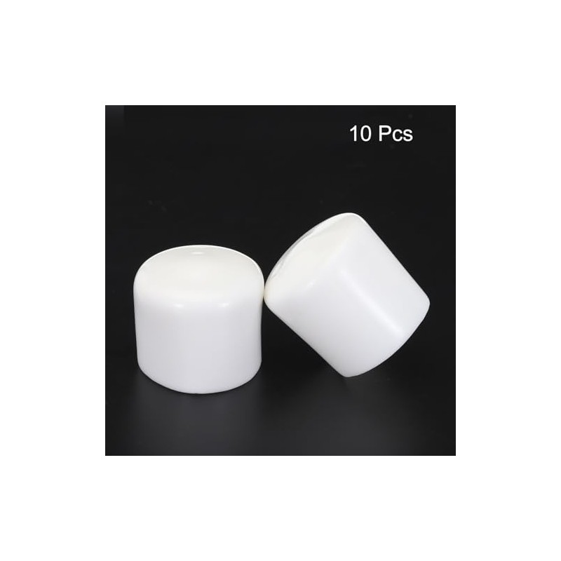 QUARKZMAN 10pcs Rubber End Caps 35mm ID Vinyl Round Tube