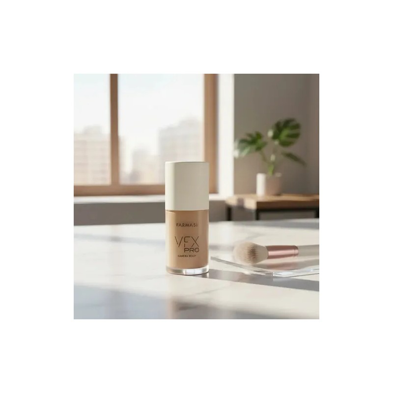 Vfx Pro Fundation Base De Maquillaje Liquida Natural Beige 12