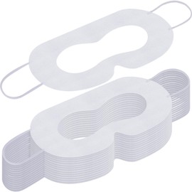 Saysurey 200 Pcs Disposable VR Face Mask Breathable Cover for VR Nonwoven Fabric Sanitary Eye Mask, Eye Cover Pad(White)