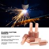 5Pcs Plasma Cutter Nozzle Cutting Consumable Tip Electrode Replacement Parts