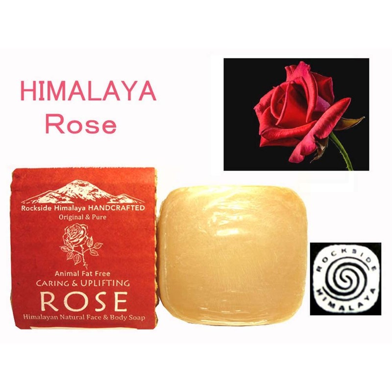 Ayurvedic Rock Side Himalayan Rose Soap, 3.5 oz (100 g)