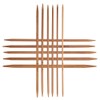 Knitting, Bamboo Double Pointed Knitting Needles Set 11 Sizes (5.1in/13cm)