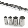 19mm Stainless Steel Pipe Fitting Straight Pipe Rod Connector for