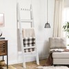 TEAKMAMA 6-Tier Blanket Ladder for Living Room and Bedroom,5.4 Ft