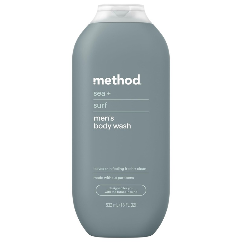 Method Men Body Wash, Sea + Surf, Paraben and Phthalate