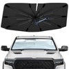 Windshield Sun Shade Umbrella for Dodge RAM 1500 2013-2026, Foldable
