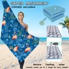 MEQUER Beach Towels For Adults, Microfibre Beach Towel, 180x80cm Extra