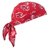 Ergodyne womens Cooling Triangle Hat - Pva Tie Bandana, Red