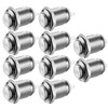 Gebildet 10pcs Waterproof Push Button Momentary Stainless Steel Push Button