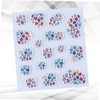 Mikinona Unique Nail Decals Stickers Snowflake Nail Art Patch Easy