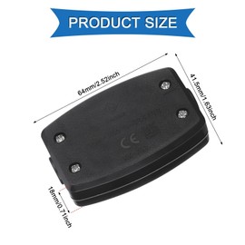 Cerolopy 2Pcs 3 Terminal Electrical Cable Junction Box 13amp 250v Flex Connector 3 Core Cable Joiner Black Cable Connectors For Indoor Lighting,Power,Wiring