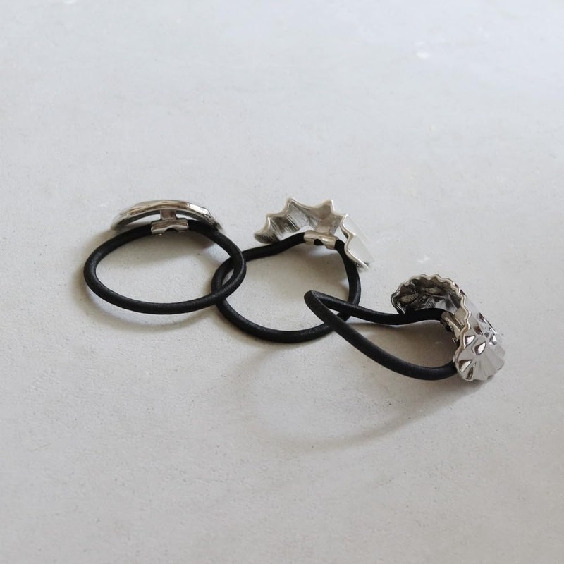 JewelVOX Hair Rubber Hair Pony Antique Style Women's Gold Silver