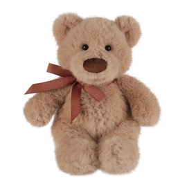 Apricot Lamb Cute Brown Teddy Bear Plush Toys for Children, Soft Cute Cuddly Toy for Baby Girls and Boys, Fluffy Cute Brown Teddy Bear Brown 18 cm