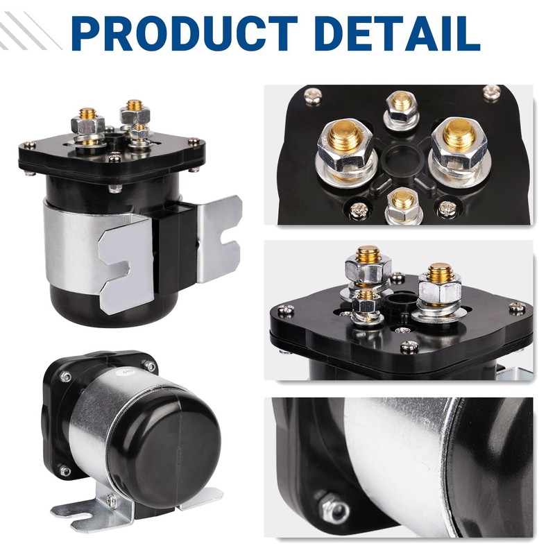 CartClan 48 Volt 4 Terminal Solenoid, Suitable for 48V Club