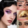 Lingyun 2 Pairs Lazy Eye Shadow Eyelash Patch，Eye Shadow Stickers