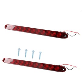 Replacement Parts For 2pcs Red 11 LED 16" Stop Brake Turn Tail Truck Trailer car Submersible light Bar Mod-GS95-1684
