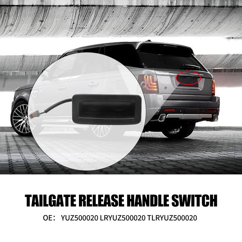 Ollanoos YUZ500020 Tailgate Release Handle Switch Rear Door Release Handle