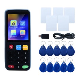 Tqsbeyah RFID Reader Writer X7 RFID Copier Multi-Frequency Smart Card Reader ID IC Elevator Card RFID Writer for Access Control System with 13.56mhz IC Key Tags and 125khz T5577 Key Fobs/Cards