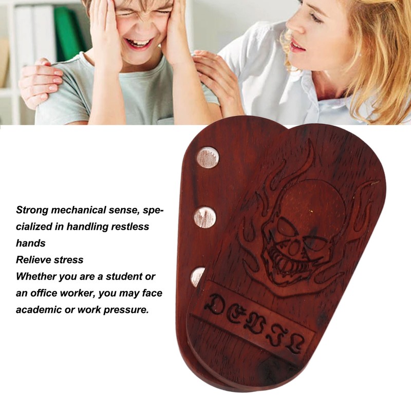 Magnet Finger Stress Relief Slider Wood Finger Stress Relief Toy