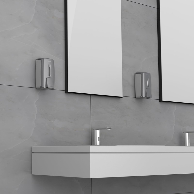 Bertreno Commercial Soap Dispenser Wall Mount Manual Pump Hand Soap