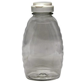 Mann Lake CN245 24-Pack Plastic Squeeze Container with White Flip Top Lid, 1-Pound