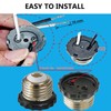 E26 Lamp Adapter,Medium Base Male Screw-in Light Bulb Socket with