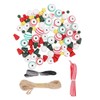 Christmas Bead Decoration Kit DIY Ornament Set Tree Hanging Decor