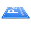 Parking Sign Blue – Nur für Behinderte – Landscape Format