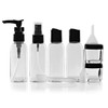 Netagon 9 Piece Travel Bottle Set Leak Proof Clear Toiletries