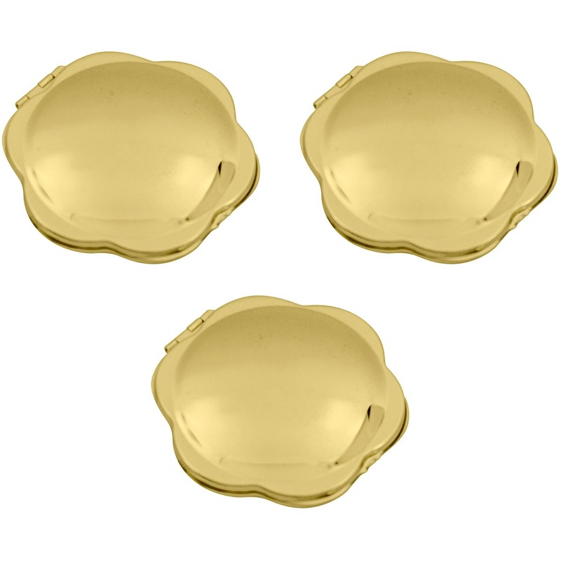 Stephanie Imports - Juego de 3 espejos compactos de doble
