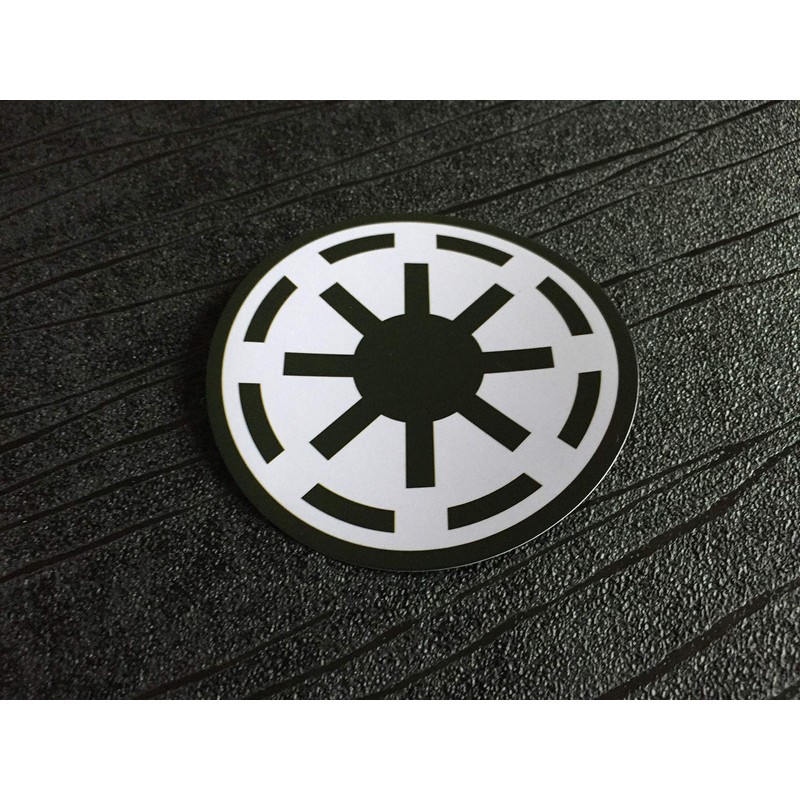 Super6props Galactic Republic sticker Waterproof and UV resistant PVC sticker