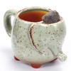 LIAVOEIZ Elephant Tea Mug with Tea Bag Holder,Elephant Tea Cup