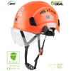 GREEN DEVIL Safety Helmet Hard Hat with Visor Chinstrap Adjustable